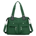 thumbnail image 1 of Luoshdecor Nylon Tote Bag for Women Shoulder Tote Bag with Zipper and Multiple Pockets, Waterproof Purse and Lightweight Handbags, 1 of 3