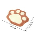 thumbnail image 1 of Luoshdecor Paw Shaped Bath Mat,Microfiber Bath Mat Machine Washable Bath Mat,for Bathroom, Shower, Room Home Decor, 1 of 5