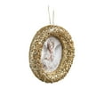 thumbnail image 1 of Luoshdecor Picture Frames Hanging Ornament,Gold Sliver Glitter Photo Frame for Christmas Tree Home Decor 5.3 in, 1 of 6