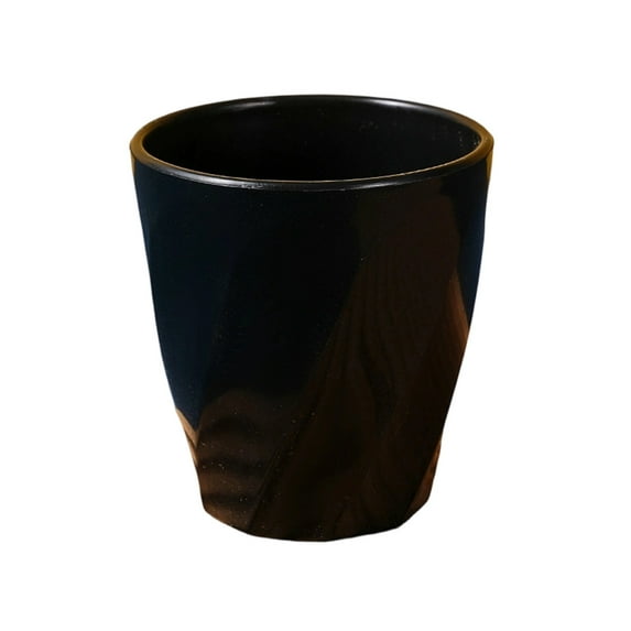 Luoshdecor Plastic Cups 3.3x3.5 in,Multifunctional Sprial Desgin Cup for Bathroom Kitchen Hotel