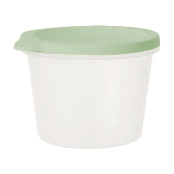 Luoshdecor Plastic Fruit Storage Containers with Leak Proof Lids,Reusable Ice Cream Bucket for Home Party Supplies
