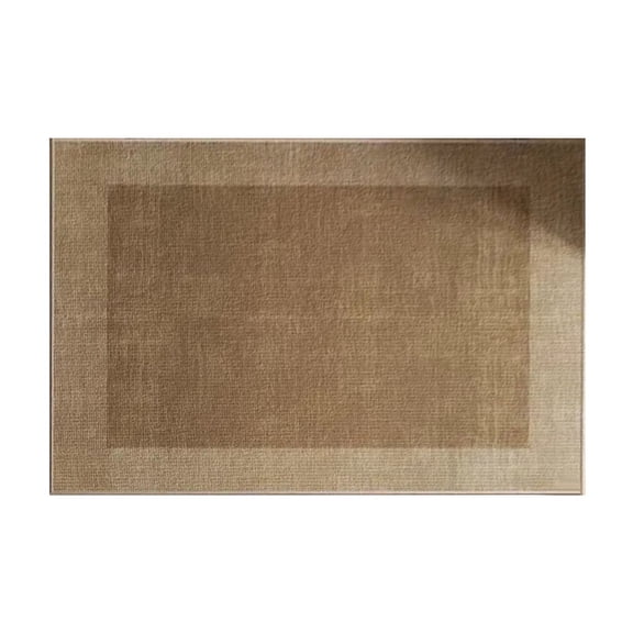 Luoshdecor Rainbow Easy Jute Rug,Farmhouse Entryway Rug Indoor Outdoor Front Door Mat, Modern Non Slip Throw Rugs for Entrance Bedroom Bathroom 15.7x23.6 in
