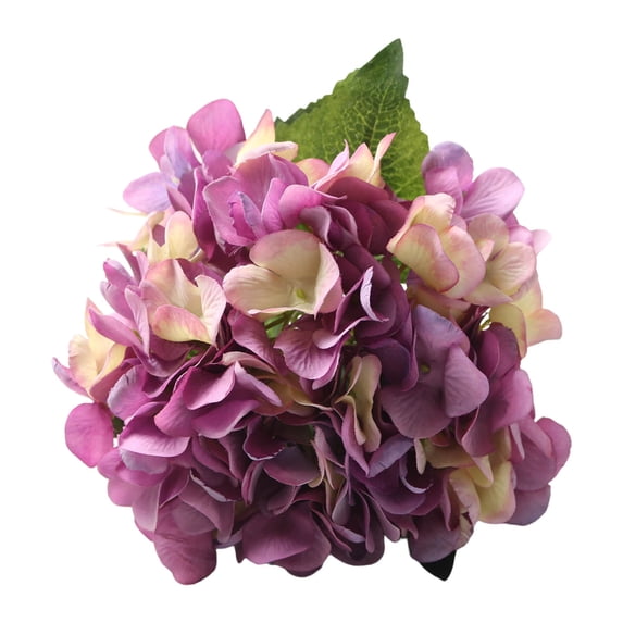 Luoshdecor Real Touch Hydrangea Artificial Flowers,Fake Hydrangea Flowers for Bedroom, Office and Wedding Party