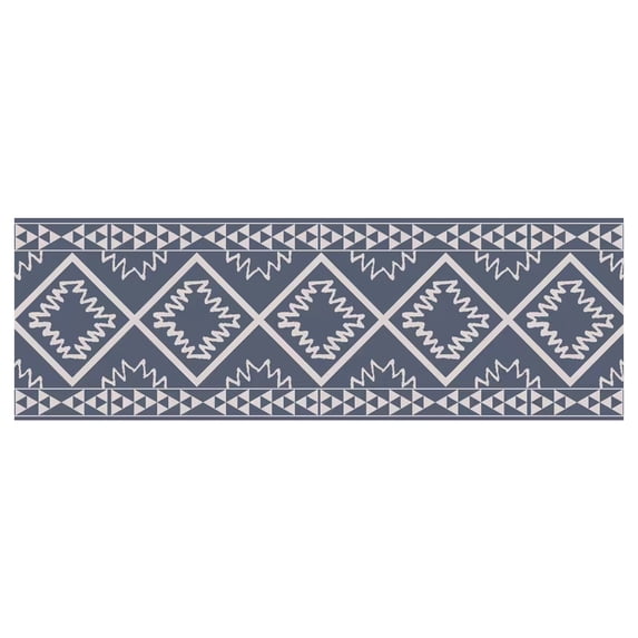 Luoshdecor Runner Rug for Hallways Stair,Washable Non Slip Kitchen Runner Rug, Vintage Rust Hallway Stair Carpet for Bedroom Bathroom 70.8x11.8 in