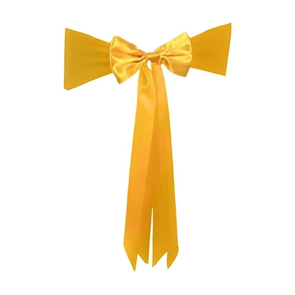 Luoshdecor Satin Chair Bow Sashes,Bows Tie Back Wedding Banquet Party Decoration 19.7 in