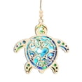 thumbnail image 1 of Luoshdecor Sea Turtle Ornament,Stained Glass Turtle Window Hanging Suncatcher for Turtle Lovers, Wall Decor for Indoor Outdoor, 1 of 6