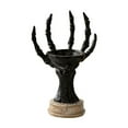thumbnail image 1 of Luoshdecor Skeleton Hand Tea Light Candle Holders, Halloween Taper Candle Holders, Home Table Decoration,, 1 of 6