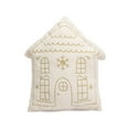 thumbnail image 1 of Luoshdecor Snow House Shape Pillow,17.7in White Plush Xmas Decorative Pillow Cushion for Home Bed Sofa Party Decoration, 1 of 7