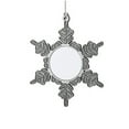 thumbnail image 1 of Luoshdecor Snowflake Photo Christmas Ornaments, Snowflake Xmas Hanging Gift Ornaments for Winter Decorations Souvenir Gift, 1 of 6
