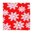 thumbnail image 1 of Luoshdecor Snowflakes Pillow Covers ,15.7x15.7 in Plush Merry Christmas Snowflakes Winter Decorative Throw Pillow Cases for Christmas Couch Sofa Red, 1 of 6