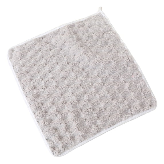 Luoshdecor Soft Washcloths Small Size Coral Velvet Highly Absorbent Face Towel ,Quick Drying Breathable Hands Towel, for Bathroom Hotel