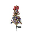 thumbnail image 1 of Luoshdecor Solar Christmas Tree Lights Decorations Outdoor,LED Small Solar Power Xmas Tree Decorative Stake Lights with Plaid Bow for Christmas Decoration Garden Patio Yard, 1 of 9