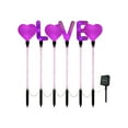 thumbnail image 1 of Luoshdecor Solar Garden Lights,Heart Love Stake Light,Valentines Day Decor for Yard Cemetery Grave Garden Walkway, 1 of 9