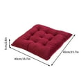 thumbnail image 1 of Luoshdecor Square Seat Cushion,Velvet Chair Pads with Ties-Non Slip for Dining Room,Bar,Patio Chairs 15.7 in, 1 of 3