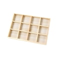 thumbnail image 1 of Luoshdecor Stackable Jewelry Tray Wood Storage Divider Organizer Jewelry Display Box for Home Drawers Office, 1 of 6