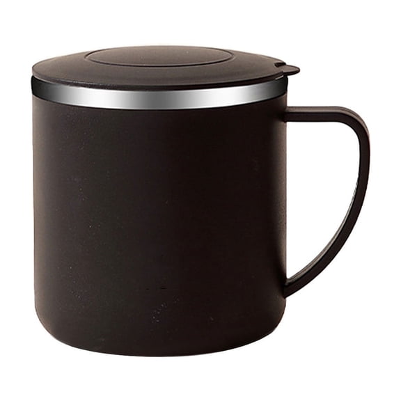 Luoshdecor Stainless Steel Coffee Mug 12 oz,Double Wall Insulated Drinking Cup with Lid -Leak Proof for Home Office