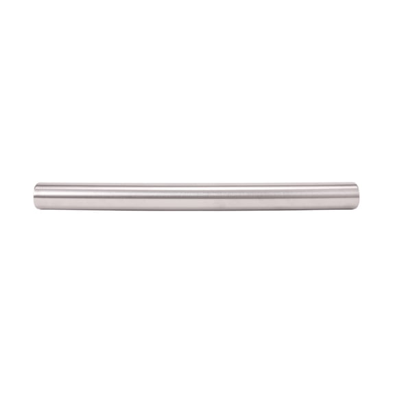 Luoshdecor Stainless Steel Rolling Pin, Long Stick Style Dough Rolling Pins for Kitchen Baking Pastry,Pizza,Cake,11.8 in