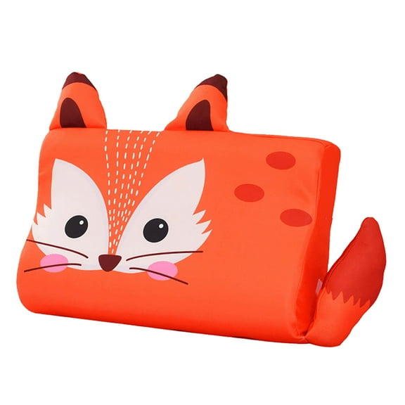 Luoshdecor Stuffed Animal Lumbar Pillow,Super Soft Cuddle Throw Pillow,Cute Fox Shaped Pillow