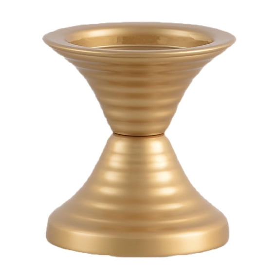 Luoshdecor Table Gold Candle Holders,Metal Pillar Tea Light Holder for Centerpieces Weddings Party Anniversary Decorations
