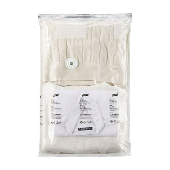 Luoshdecor Vacuum Storage Bags Medium Cube Space Saver Bags, for Pillows, Bedding, Closet Oragnizer and Storage