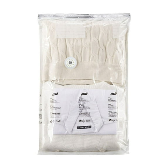 Luoshdecor Vacuum Storage Bags Medium Cube Space Saver Bags, for Pillows, Bedding, Closet Oragnizer and Storage