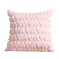 thumbnail image 1 of Luoshdecor Valentine's Day Love Heart Throw Pillow 18x18 in,Plush Fluffy Pillow 3D Jacquard for Couch, Sofa, Bed Home Decor, 1 of 6