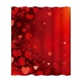 thumbnail image 1 of Luoshdecor Valentines Shower Curtain,Love Theme Romantic Fabric Bathroom Curtain for Bathroom 70.8x59 in, 1 of 6