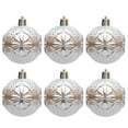 thumbnail image 1 of Luoshdecor Vintage Christmas Ball Ornaments，6Pcs Rustic Christmas Ball Ornaments Bronze for Indoor Holiday Xmas Decor 2.36 in, 1 of 6