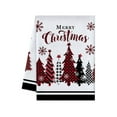 thumbnail image 1 of Luoshdecor Winter Wonderland Dish Towels,Black Snow Man Forest Kitchen Towels ,24x16 Inch Hand Towels for Christmas ,Winter Decor, 1 of 6