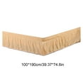thumbnail image 1 of Luoshdecor Wrap Around Dust Ruffle Bed Skirt, Bed Skirts for Adjustable Bed, Easy Fit and Wrinkle Free Bed Skirt for Home Decor ,Hotel, 1 of 6