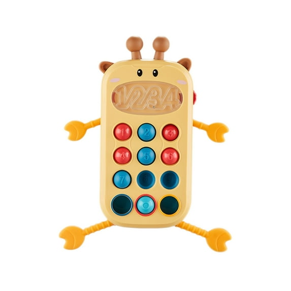 LuoshdecorPull String Mobile Phone Toy for Toddlers, Sensory Early Educational Toddler Toys ,Travel Game Gift for Boys Girls