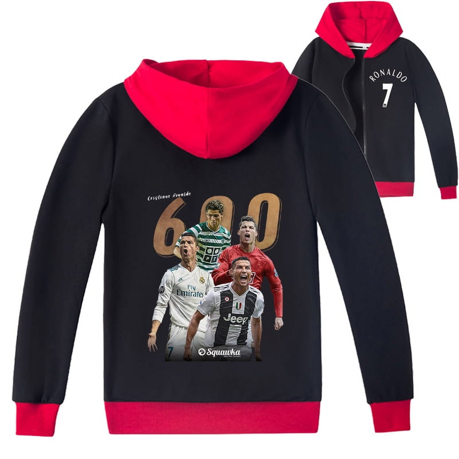 ロナウド　CR7 グッズセット Luoshuui Cristiano Ronaldo Kids Zip-Up Set: Stylish Gear for