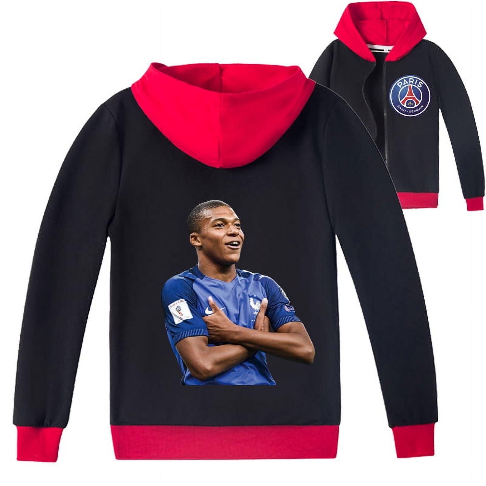 Luoshuui Kylian Mbapp Zip Jacket For Kids Stylish Sporty Unisex 