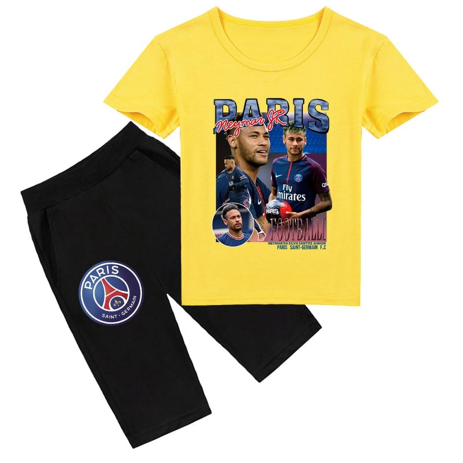 Luoshuui Neymar Inspired Kids' Shorts Set – Stylish Summer Outfit