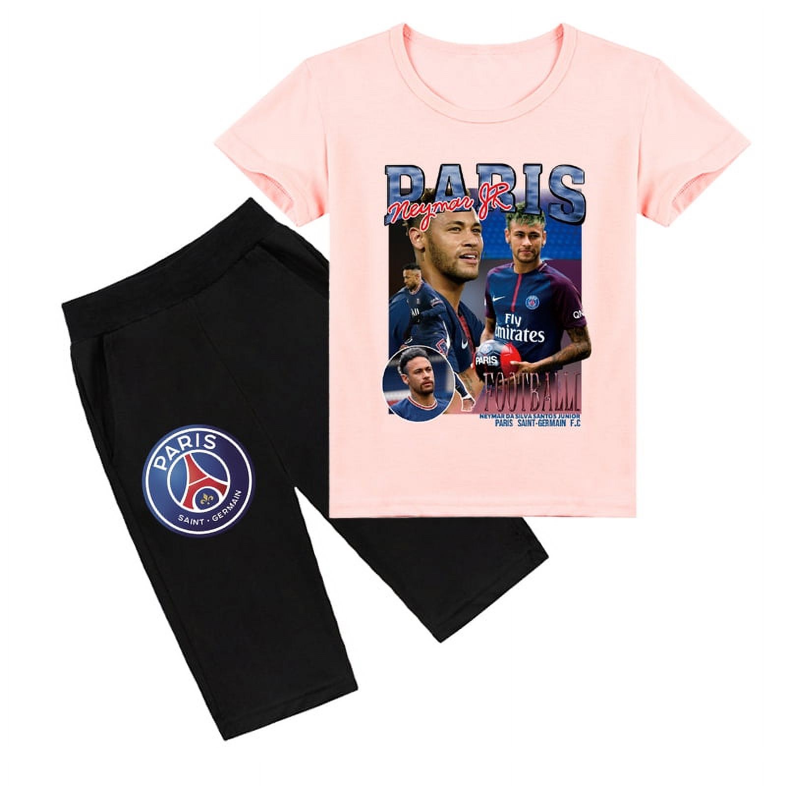 Luoshuui Neymar Kids' Shorts Set Stylish Athletic Outfit for