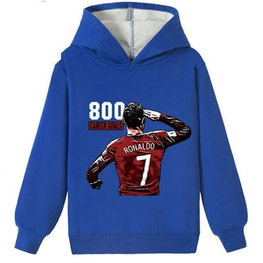 Luoshuui Unisex Cristiano Ronaldo Fleece Hoodie for Boys and Girls - Ultimate Comfort and Style