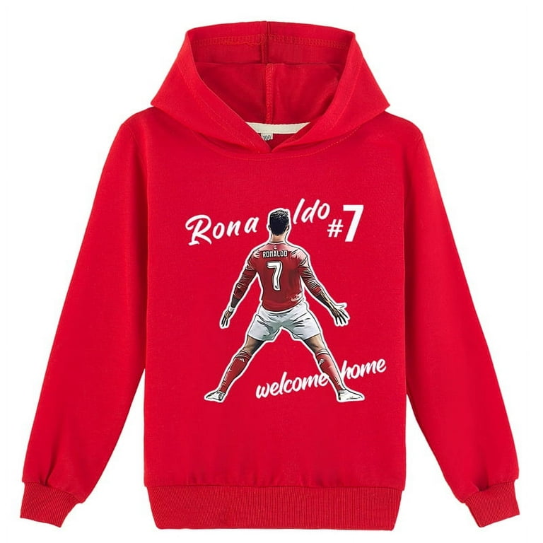 Luoshuui Unisex Cristiano Ronaldo Hoodie for Boys Girls