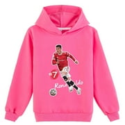 Luoshuui Unisex Cristiano Ronaldo Hoodie for Kids - Ultimate Fan Gear for Boys and Girls
