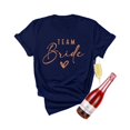 thumbnail image 1 of Luowei Women's Bride & Bridesmaid T-Shirt Set - Hen Party Tee, Blue, S, 1 of 3