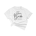 thumbnail image 1 of Luowei Women's Bride & Bridesmaid T-Shirt Set - Hen Party Tee, White, M, 1 of 2