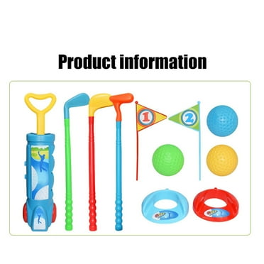 Luoyaxxxxx Golf Pro Set Toy for Kids Toddlers Golf Clubs Flags Practice Balls Sports Indoor
