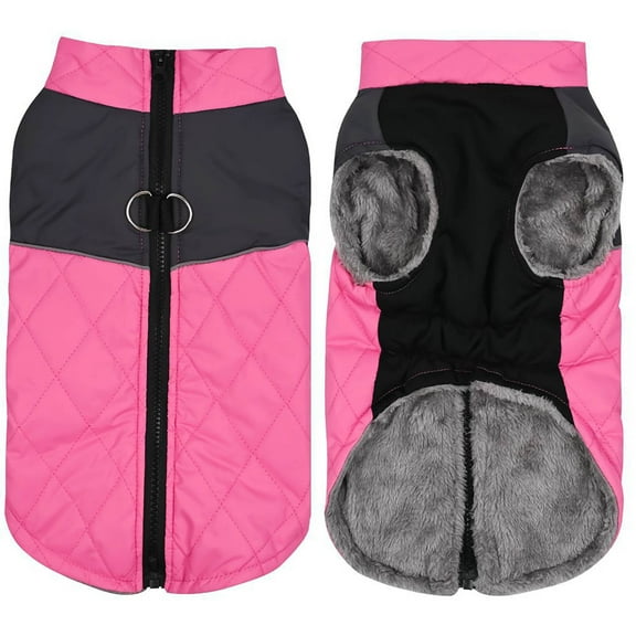 Luoyaxxxxx Pet Clothes for Large Dogs Girl Reflective Waterproof Pet Coat Winter Warm Dog Coat For Small Medium Large Dog