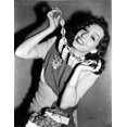 thumbnail image 1 of Lupe Velez smiling in Elegant Dress while Putting on Her Necklace Photo Print (24 x 30), 1 of 1