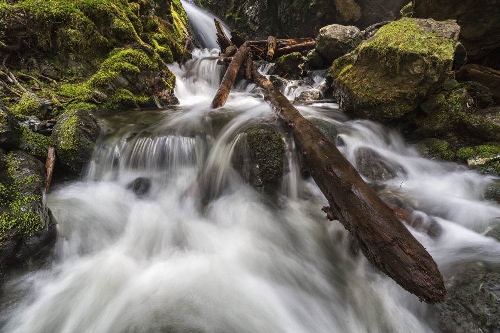 Lupin Falls Strathcona Provincial Park British Columbia Canada Canvas Art - Robert Postma Design Pics (38 x 24)