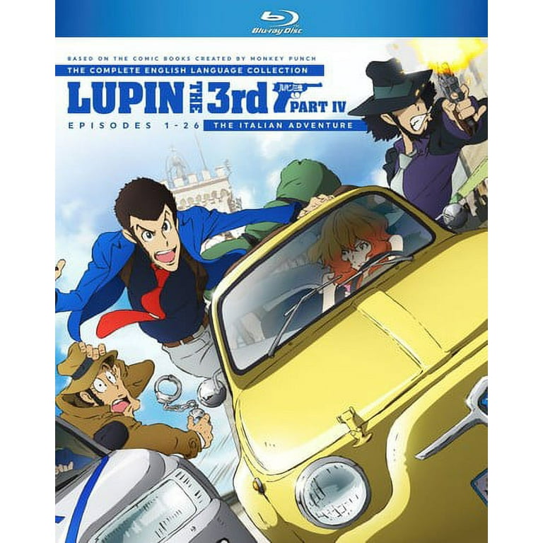 Lupin The 3rd Part Iv The Italian Adventure English Dubbed (Blu