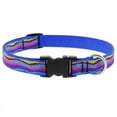 thumbnail image 1 of LupinePet Original Designs Multicolored Ripple Creek Nylon Dog Adjustable Collar, 1 of 4