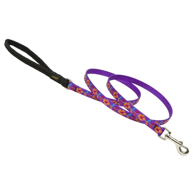 Lupine Collars and Leads 51139 1/2" x 6' Purple Dog Lead