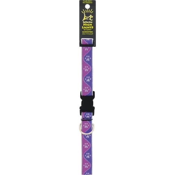 Lupine Inc. Lupine Reflective Thread Dog Collar - Single Pack