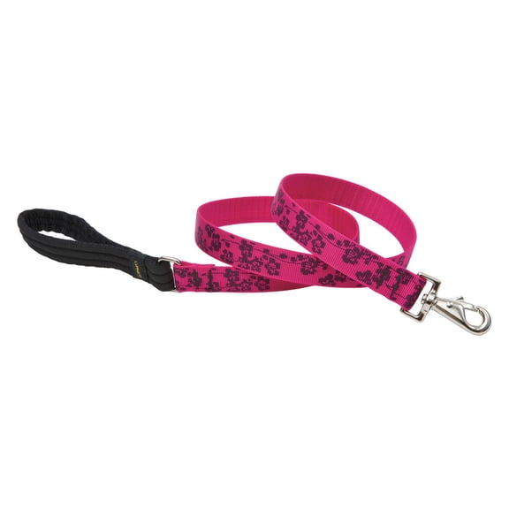 Lupine Pet Original Designs Multicolor Plum Blossom Nylon Dog Leash ( Pack of 1)