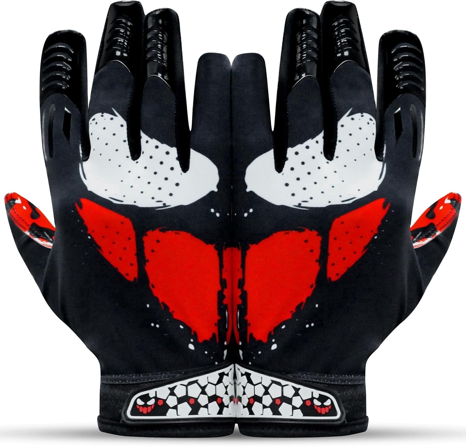 Lupine Villain 3.0 Football Gloves for Adults & Youth – High Grip Receiver Gloves for Game Day Performance